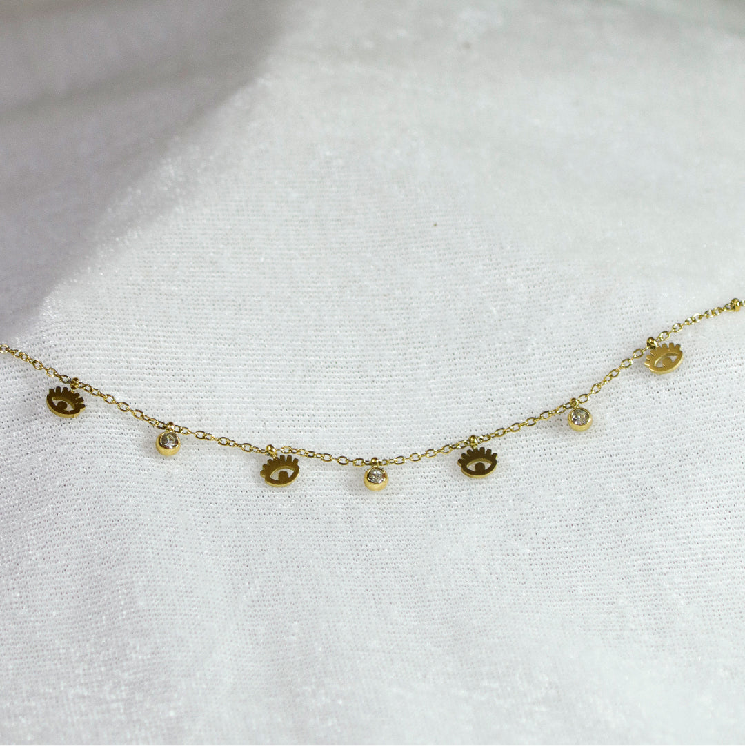 Evil Eye Charm Anklet