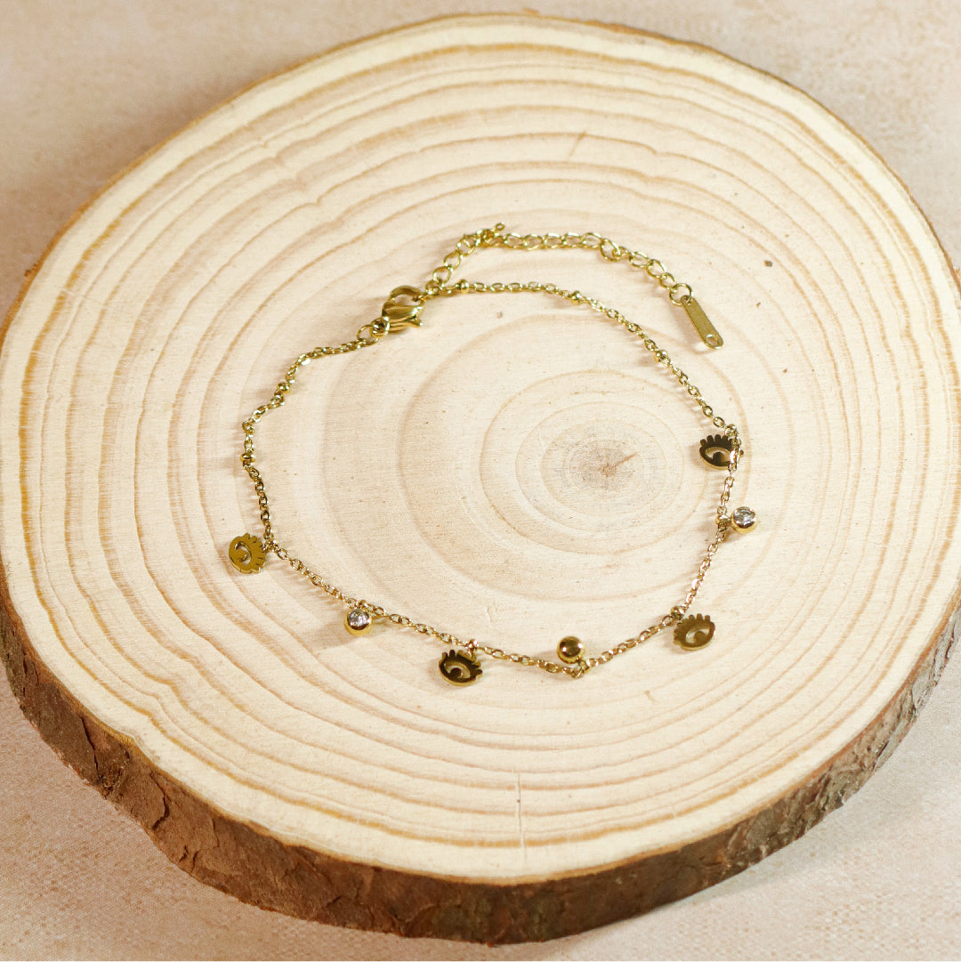 Evil Eye Charm Anklet