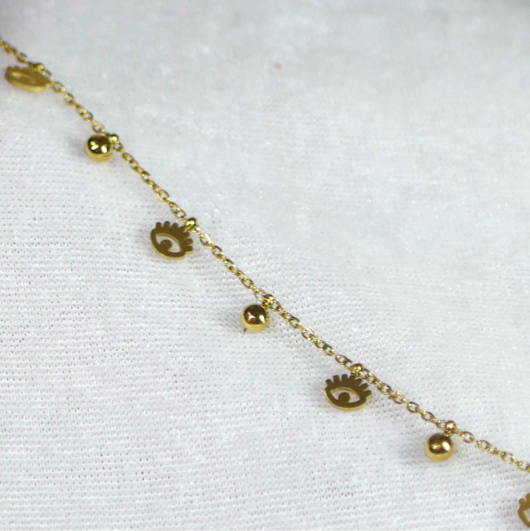 Evil Eye Charm Anklet