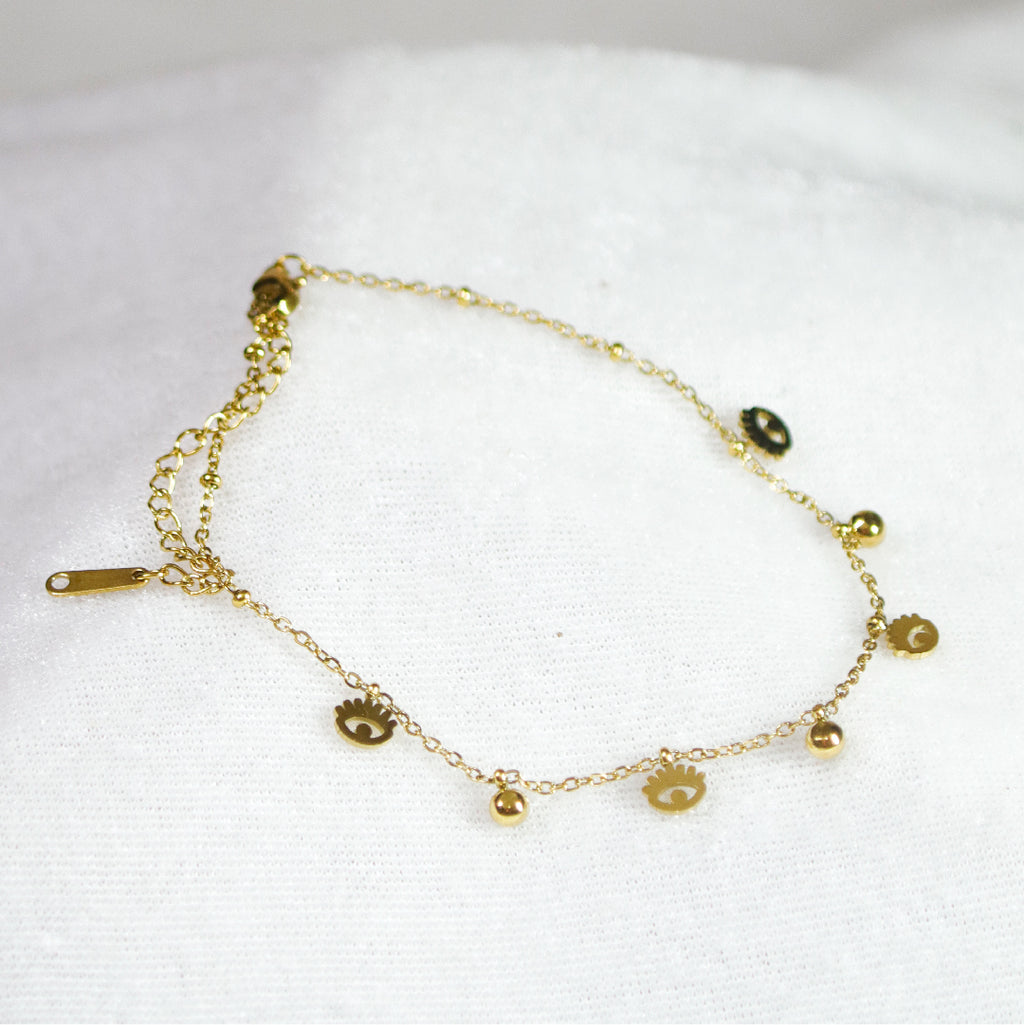 Evil Eye Charm Anklet