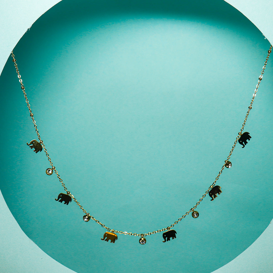 Lucky Elephant Charm Chain