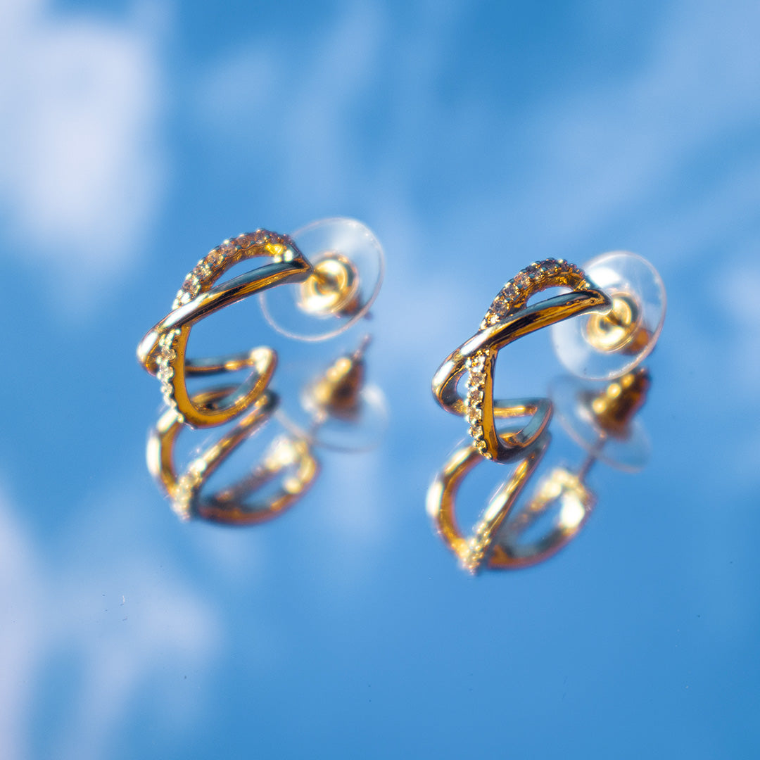 Twist Luxe Hoops