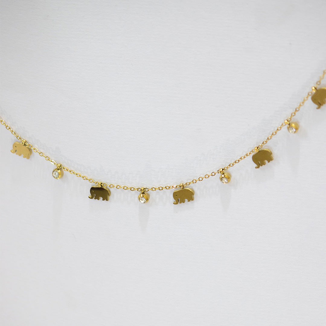 Lucky Elephant Charm Chain