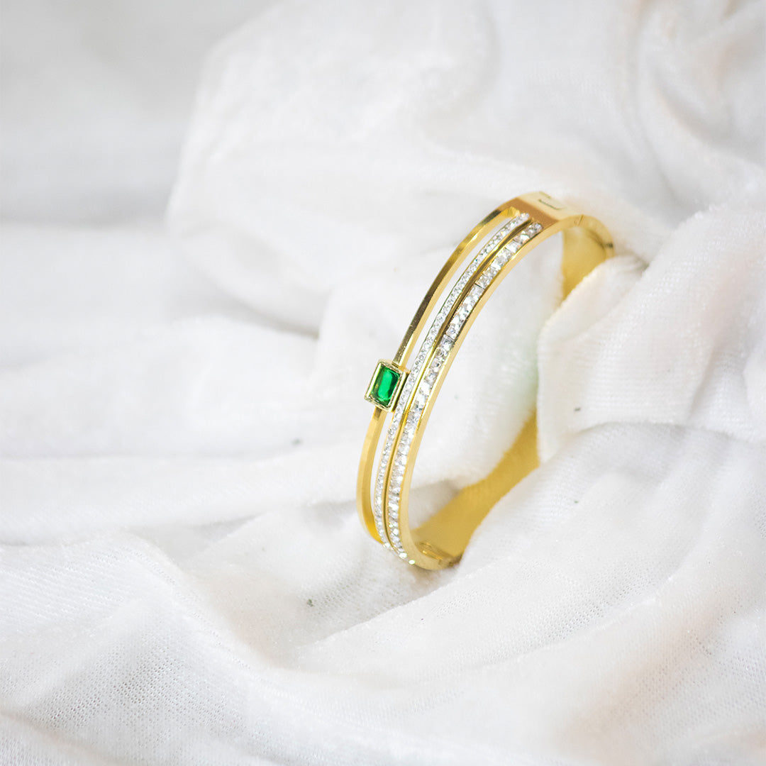 Emerald Radiance Bangle