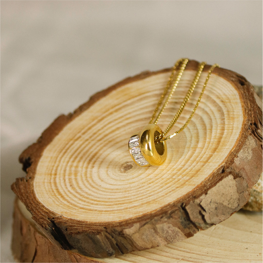 Radiant Circle Two-Layer Chain