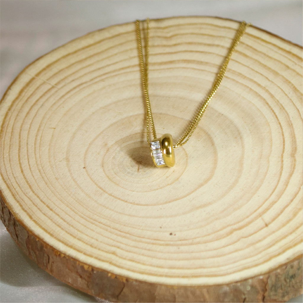 Radiant Circle Two-Layer Chain