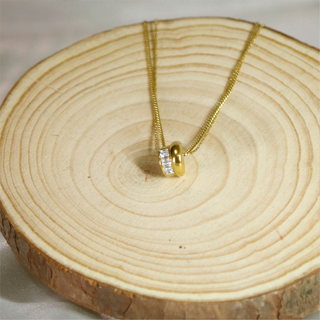 Radiant Circle Two-Layer Chain