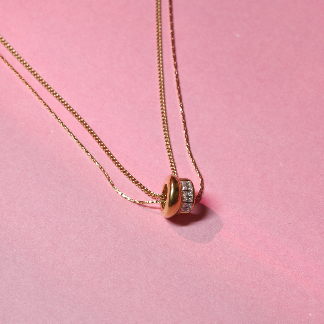 Radiant Circle Two-Layer Chain