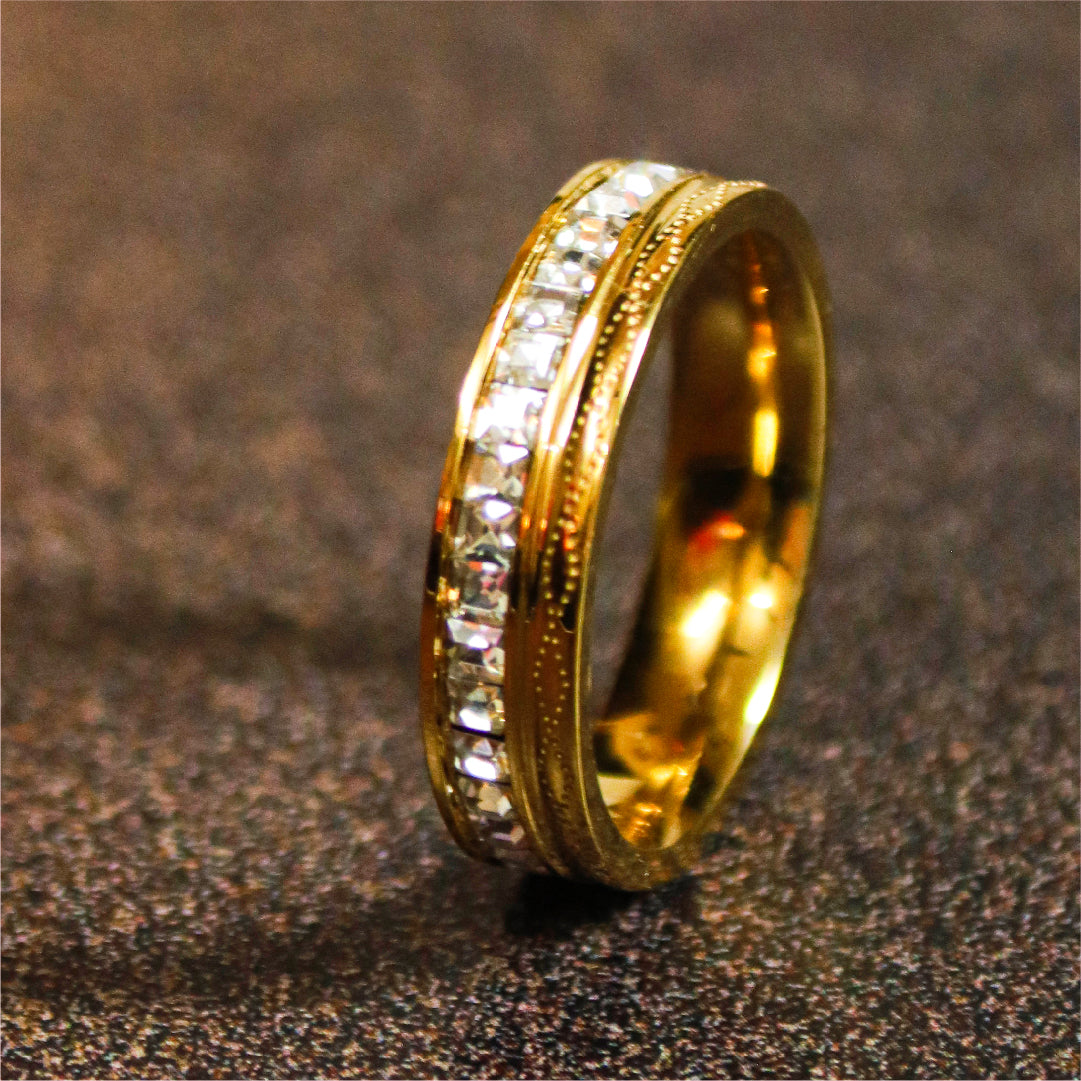 Classic Stone-Studded Band