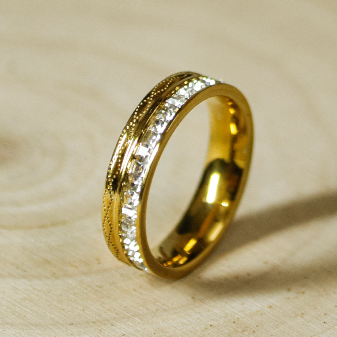 Classic Stone-Studded Band