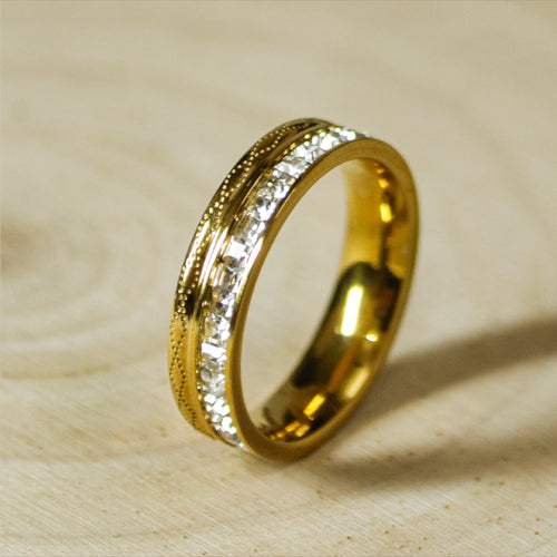 Classic Stone-Studded Band