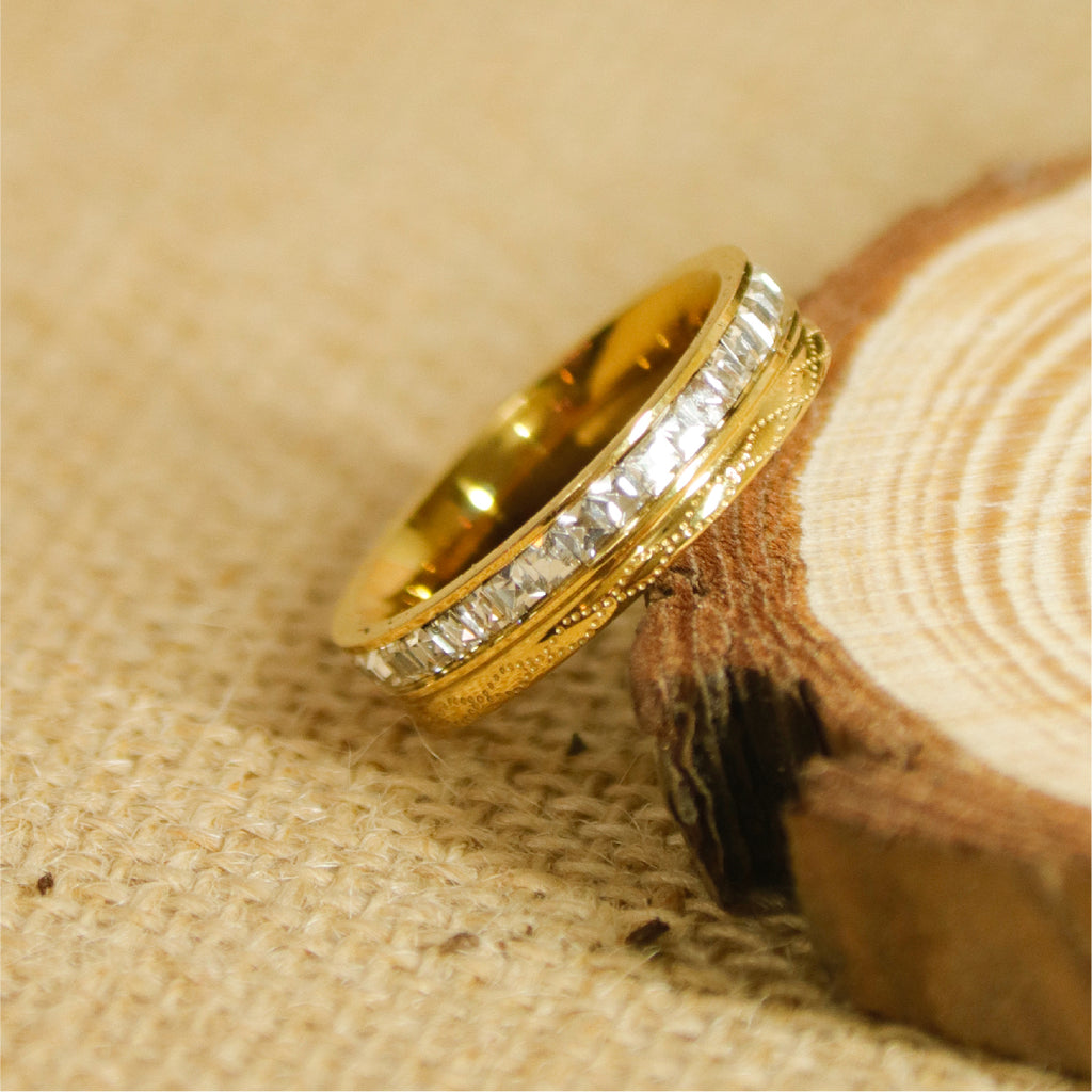 Classic Stone-Studded Band