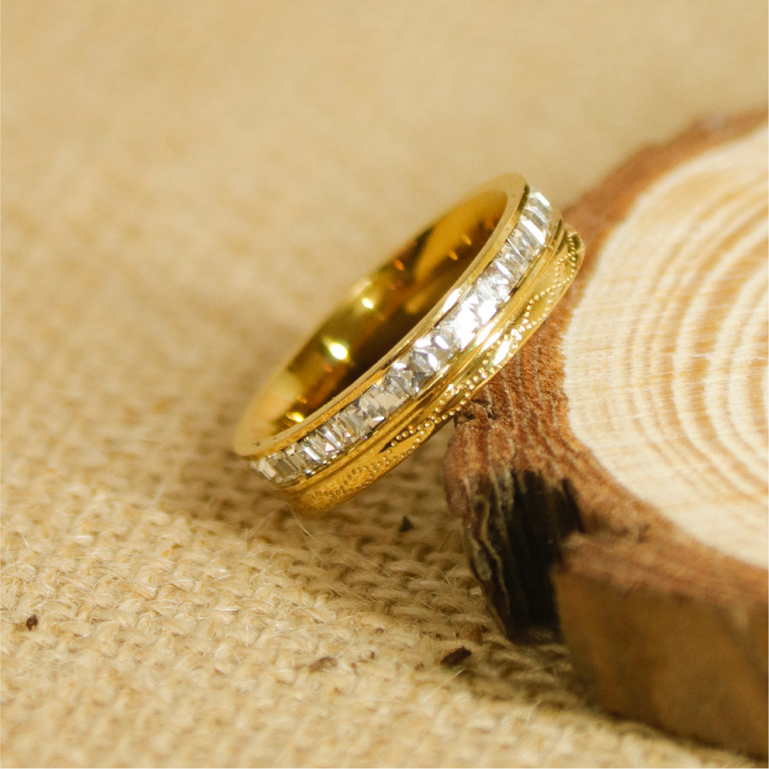 Classic Stone-Studded Band
