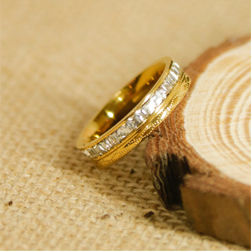 Classic Stone-Studded Band