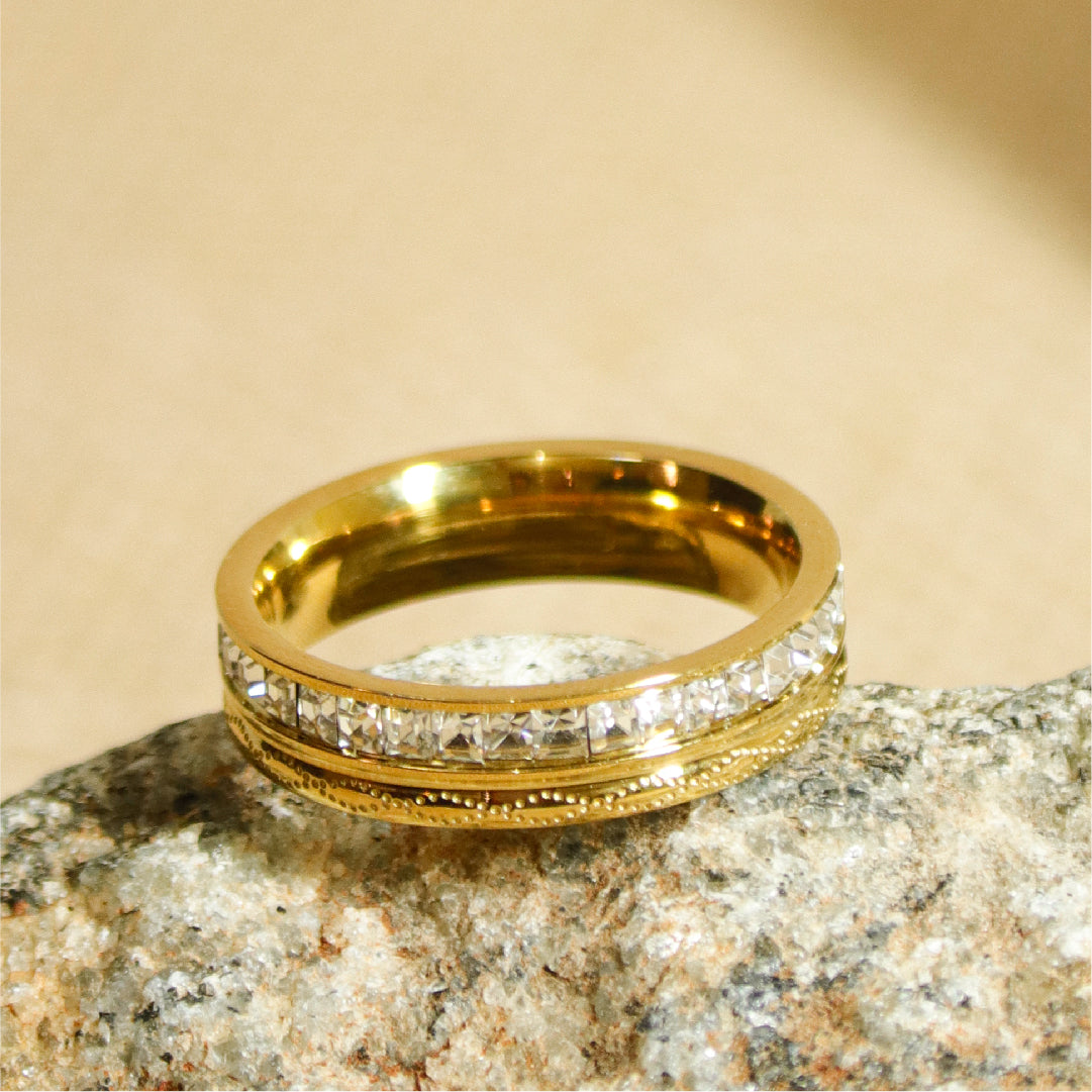 Classic Stone-Studded Band